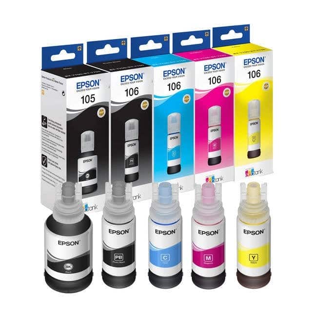 Epson L7180 L7160 Orjinal Mürekkep Takımı